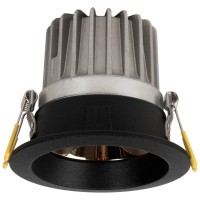 Spot reflector LED exterior Reflecto 70 10W 4000K IP44, negru, Metsan - vedere laterala
