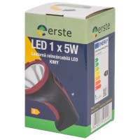 Lanterna reincarcabila portabila LED 5W Kimy IP20, rosu, Erste - imagine 6