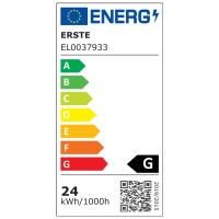 Plafoniera LED Kate 24W 6500K, 48 LED, 1680 lm, 38 cm, alb - vedere laterala