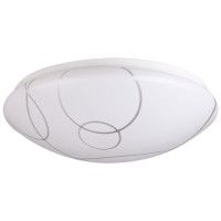 Plafoniera LED Kate 12W 6500K, 28cm, alb cu model, Erste