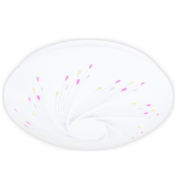 Plafoniera LED Gwen 24LED 12W 6500K, 28cm, alb cu model, Erste