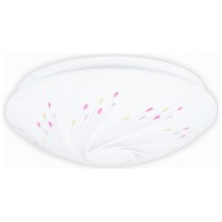 Plafoniera LED Gwen 24LED 12W 6500K, 28cm, alb cu model, Erste - vedere laterala