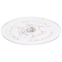 Plafoniera LED Roundwood 36W 4000K 39cm alb si natur, Erste - detaliu