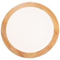 Plafoniera LED Roundwood 36W 4000K 39cm alb si natur, Erste - ambalaj