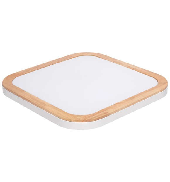 Plafoniera LED Squarewood 36W 4000K 48cm Alb-Natur, Erste