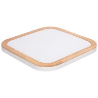 Plafoniera LED Squarewood 36W 4000K 48cm Alb-Natur, Erste