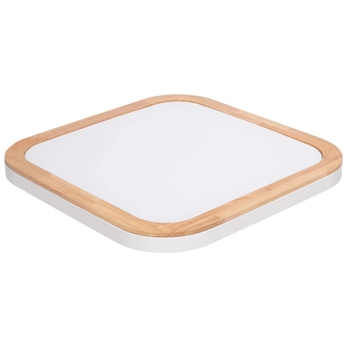 Plafoniera LED Squarewood 36W 4000K 48cm Alb-Natur, Erste