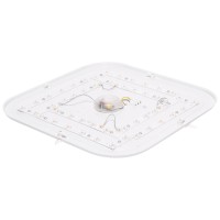 Plafoniera LED Squarewood 36W 4000K 48cm Alb-Natur, Erste - detaliu