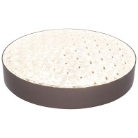 Plafoniera LED Radiance 40W 2600lm 4000K, 48.5cm, bej satinat - vedere laterala