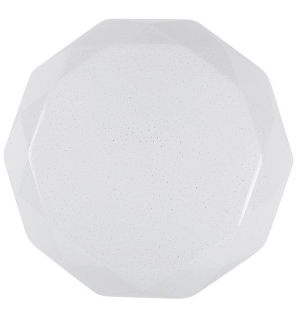 Plafoniera LED Diamonds 24W 1800lm 4000K rotunda 41.5cm alb