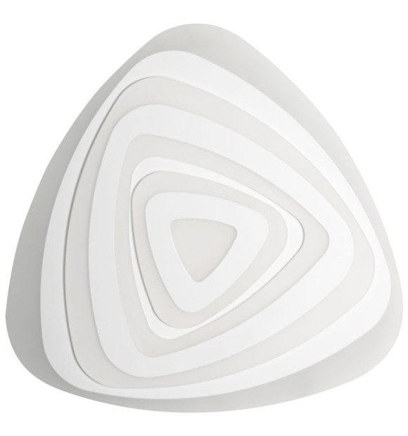 Plafoniera LED Dolce 100W 6500lm 3000-6400K 50cm, alb, telecomanda