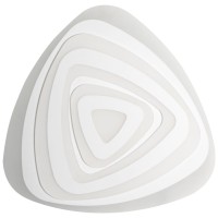 Plafoniera LED Dolce 100W 6500lm 3000-6400K 50cm, alb, telecomanda