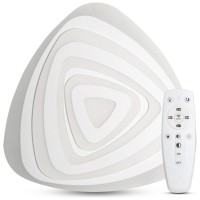 Plafoniera LED Dolce 100W 6500lm 3000-6400K 50cm, alb, telecomanda - imagine 5