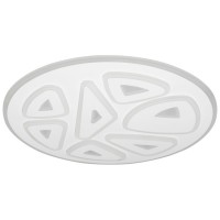 Plafoniera LED Lyam 120W 6500lm 3000-6500K CCT 49cm, dimabila cu telecomanda - vedere laterala