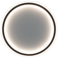 Plafoniera LED Frodo 35W CCT 3000-6000K 40cm IP20, alb-negru, Erste - vedere laterala