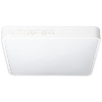 Plafoniera LED Lotus Erste 34W 2040lm 6000K, alba, 47 cm, IP20 - vedere laterala