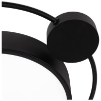 Plafoniera LED Moon 28W 1400lm 3000K 44cm, negru, Erste - detaliu