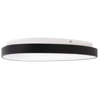 Plafoniera LED Mars 35W 3000K 42cm negru, Erste - vedere laterala