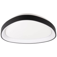 Plafoniera LED Mars 35W 3000K 42cm negru, Erste - ambalaj