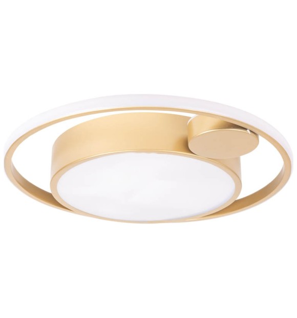 Plafoniera LED Yumo 36W 4000K 42cm liniara, auriu, Erste