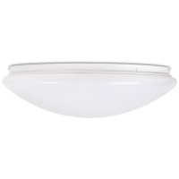 Plafoniera senzor LED Novelite 18W 4000K 33cm alb, 1350lm IP20 - vedere laterala