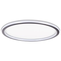 Plafoniera LED Mia 52W 3CCT 3000-6500K 51cm dreptunghiulara negru, Erste - detaliu