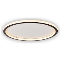 Plafoniera LED Mia 52W 3CCT 3000-6500K 51cm dreptunghiulara negru, Erste - ambalaj