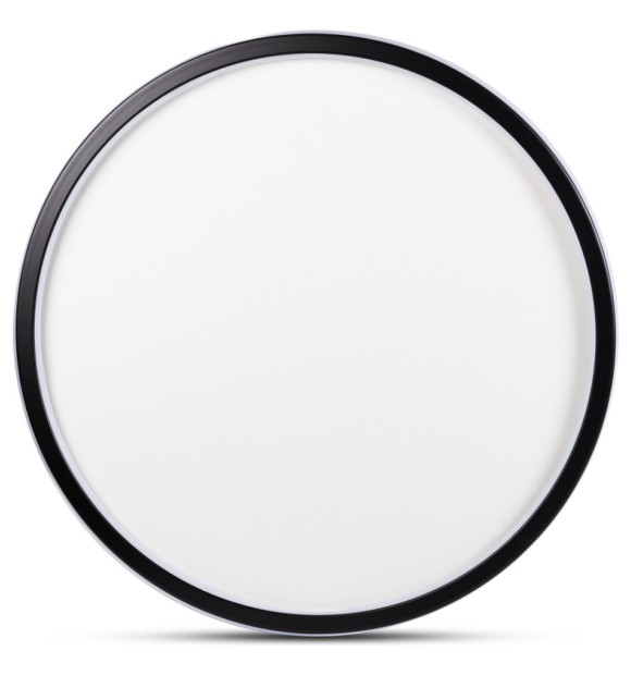 Plafoniera Mia LED 60W 61cm CCT 3000-6500K, negru, Erste
