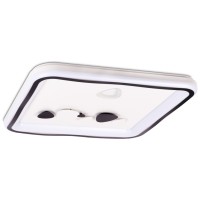 Plafoniera Amy LED 68W 40cm 3CCT 3000-6500K alb-negru, Erste - vedere laterala