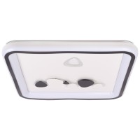 Plafoniera Amy LED 68W 40cm 3CCT 3000-6500K alb-negru, Erste - imagine 5
