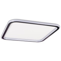 Plafoniera LED Metta 60W 3CCT 51cm liniara, alb-negru, Erste - vedere laterala
