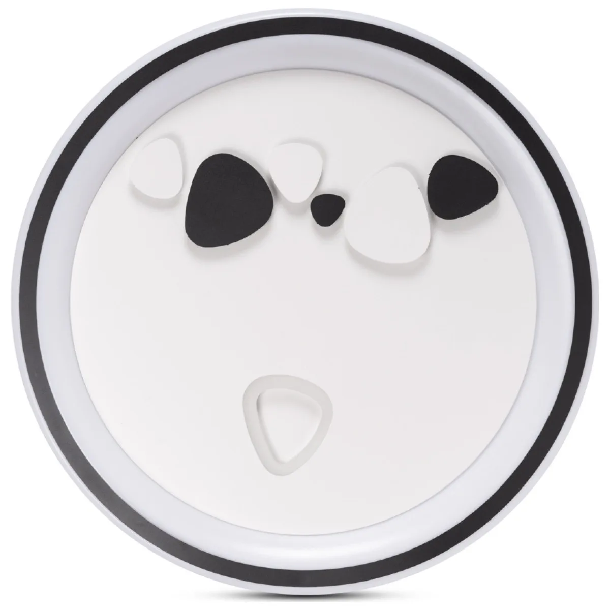 Plafoniera LED Riley 72W 3CCT 3000-6500K 49cm, alb/negru Erste