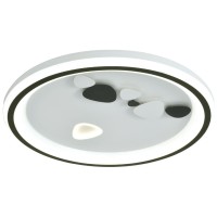 Plafoniera LED Riley 72W 3CCT 3000-6500K 49cm, alb/negru Erste - ambalaj