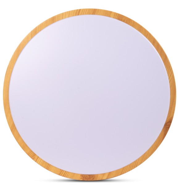 Plafoniera LED Woody 35W 40cm 3CCT 3000-6500K alb cu maro, Erste