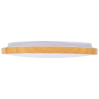 Plafoniera LED Woody 35W 40cm 3CCT 3000-6500K alb cu maro, Erste - vedere laterala