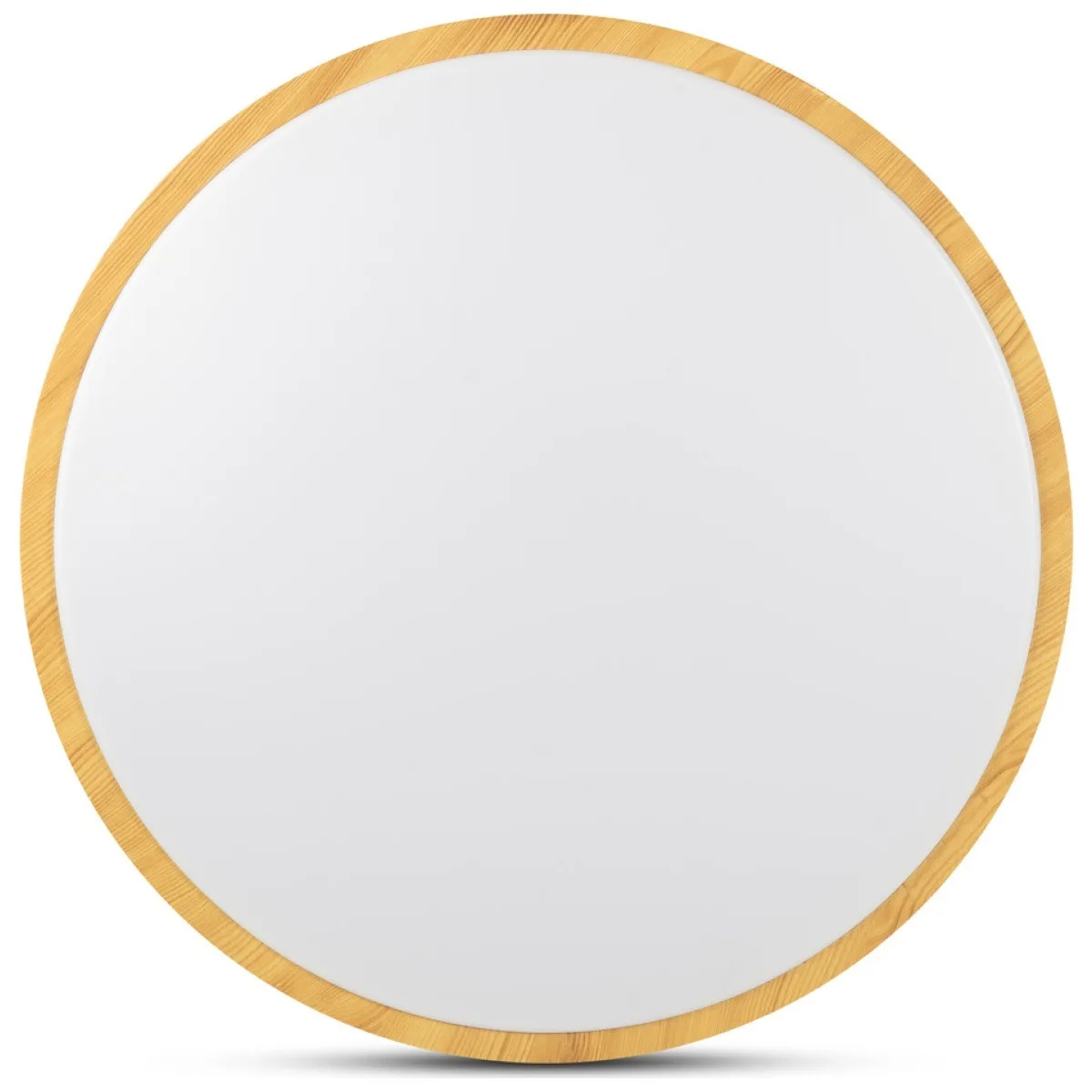 Plafoniera Woody LED 45W 3CCT 48cm aspect lemn alb-maro, Erste