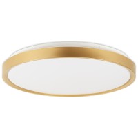 Plafoniera LED Glow Erste 45W 50cm 3CCT 3000-6500K, alb-auriu - imagine 5