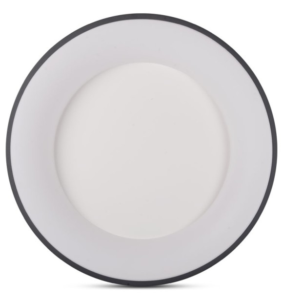 Plafoniera LED Lind 32W 4000K 38cm IP20 negru, Erste