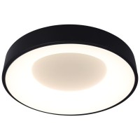 Plafoniera LED Lind 32W 4000K 38cm IP20 negru, Erste - vedere laterala