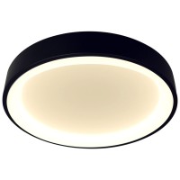 Plafoniera LED Lind 62W 4000K 60cm IP20 negru, Erste - vedere laterala