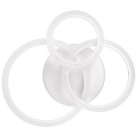 Plafoniera Circle LED 90W 3CCT 59x48cm cu telecomanda, alba Erste