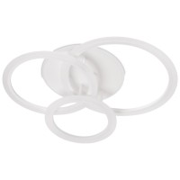 Plafoniera Circle LED 90W 3CCT 59x48cm cu telecomanda, alba Erste - detaliu