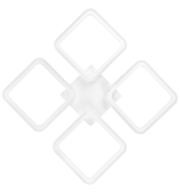 Plafoniera Sonne LED 110W CCT 2800-6500K 54.5cm alb, telecomanda