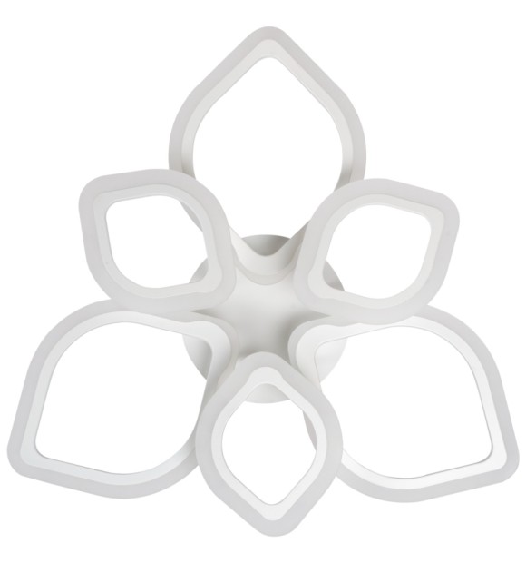 Plafoniera LED Azalia 100W 3CCT 68cm crom, telecomanda, Erste