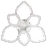 Plafoniera LED Azalia 100W 3CCT 68cm crom, telecomanda, Erste