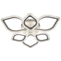 Plafoniera LED Azalia 100W 3CCT 68cm crom, telecomanda, Erste - vedere laterala