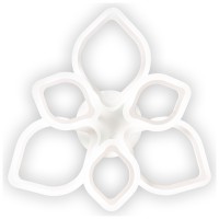 Plafoniera LED Azalia 100W 3CCT 68cm crom, telecomanda, Erste - ambalaj
