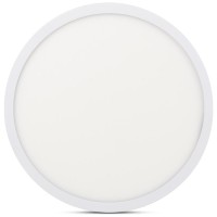 Plafoniera LED Slim Erste 28W 4000K 30cm 2380lm, alba - detaliu