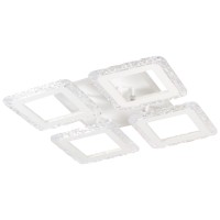 Plafoniera LED Tetra 60W 3CCT RGB 39cm patrata alba, Erste - imagine 5