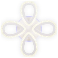 Plafoniera Ice LED 55W 3CCT+RGB 51cm alb cu telecomanda, Erste - detaliu